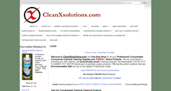 Desktop Screenshot of cleanxsolutions.com